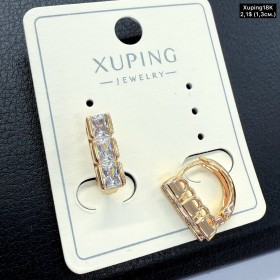 Сережки Xuping18К 20375 (1,3см)